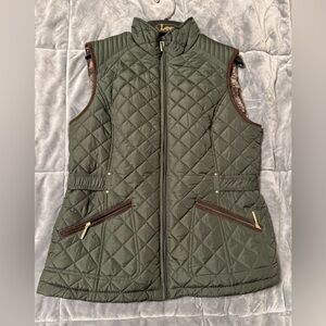 Weatherproof Green Quilted Vest
